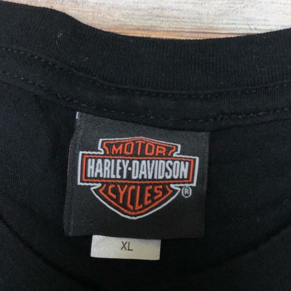 Harley-Davidson Skull Short Sleeve Tee Shirt - Picture 3 of 7